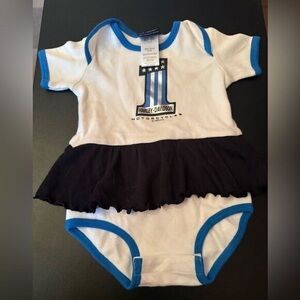 Harley-Davidson Baby Onesie with Blue Trim